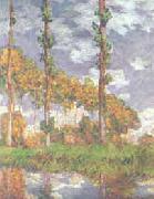 Claude Monet Poplars at Giverny Spain oil painting reproduction